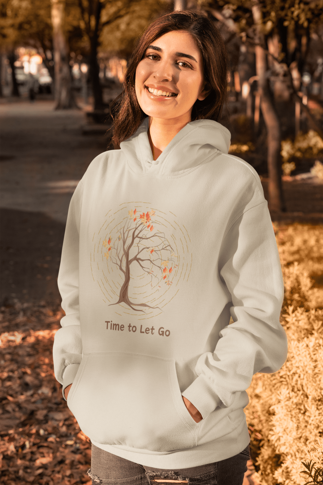 Time to Let Go Recycled Fleece Hoodie|RowanTree