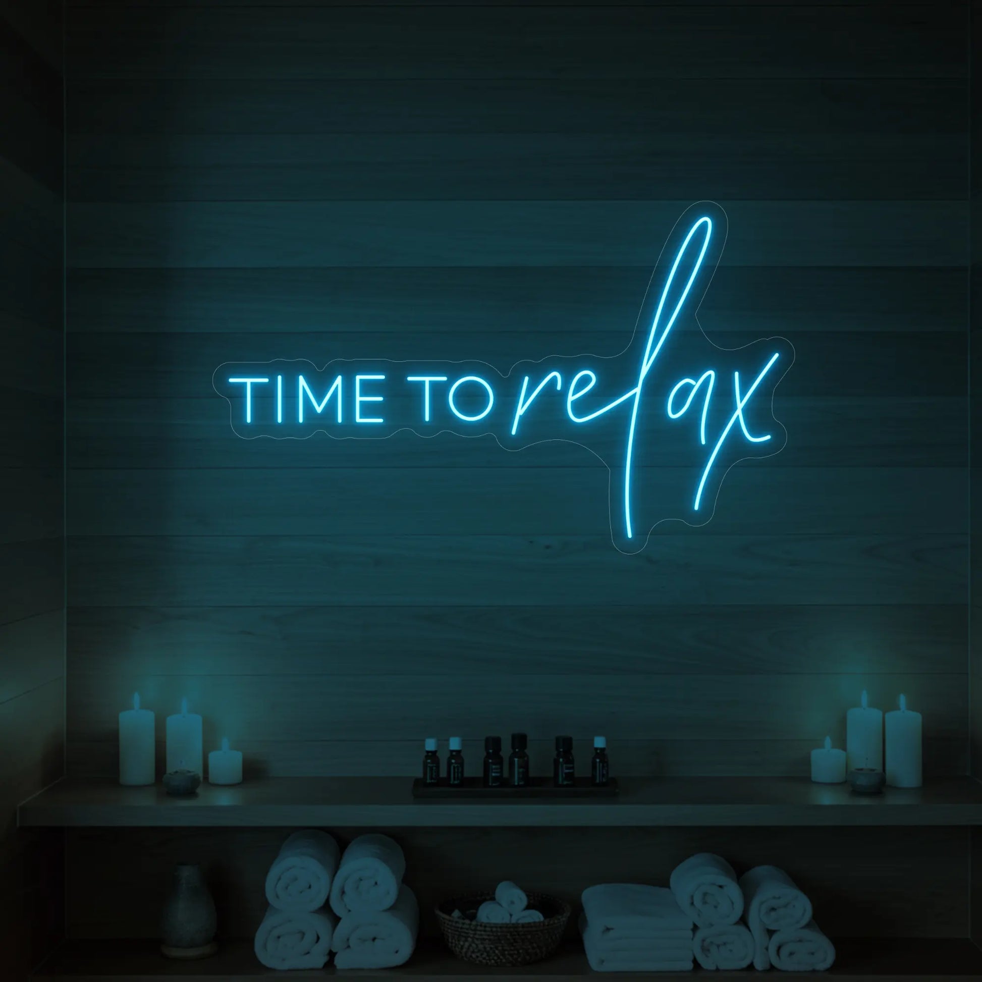 Enseigne lumineuse Time to Relax V1