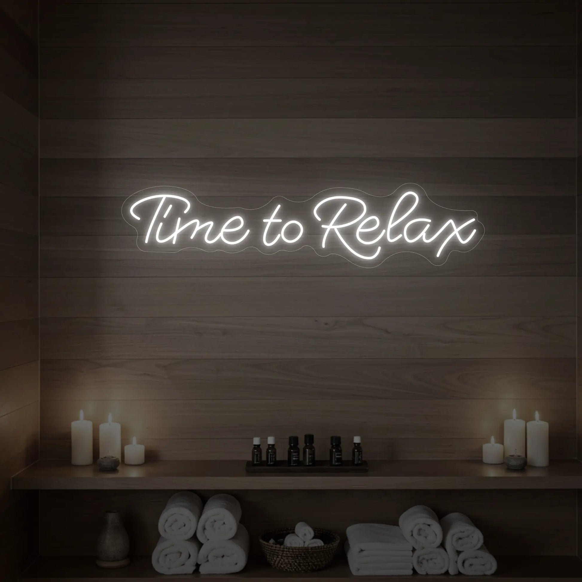 Time to Relax V2 Neon Sign