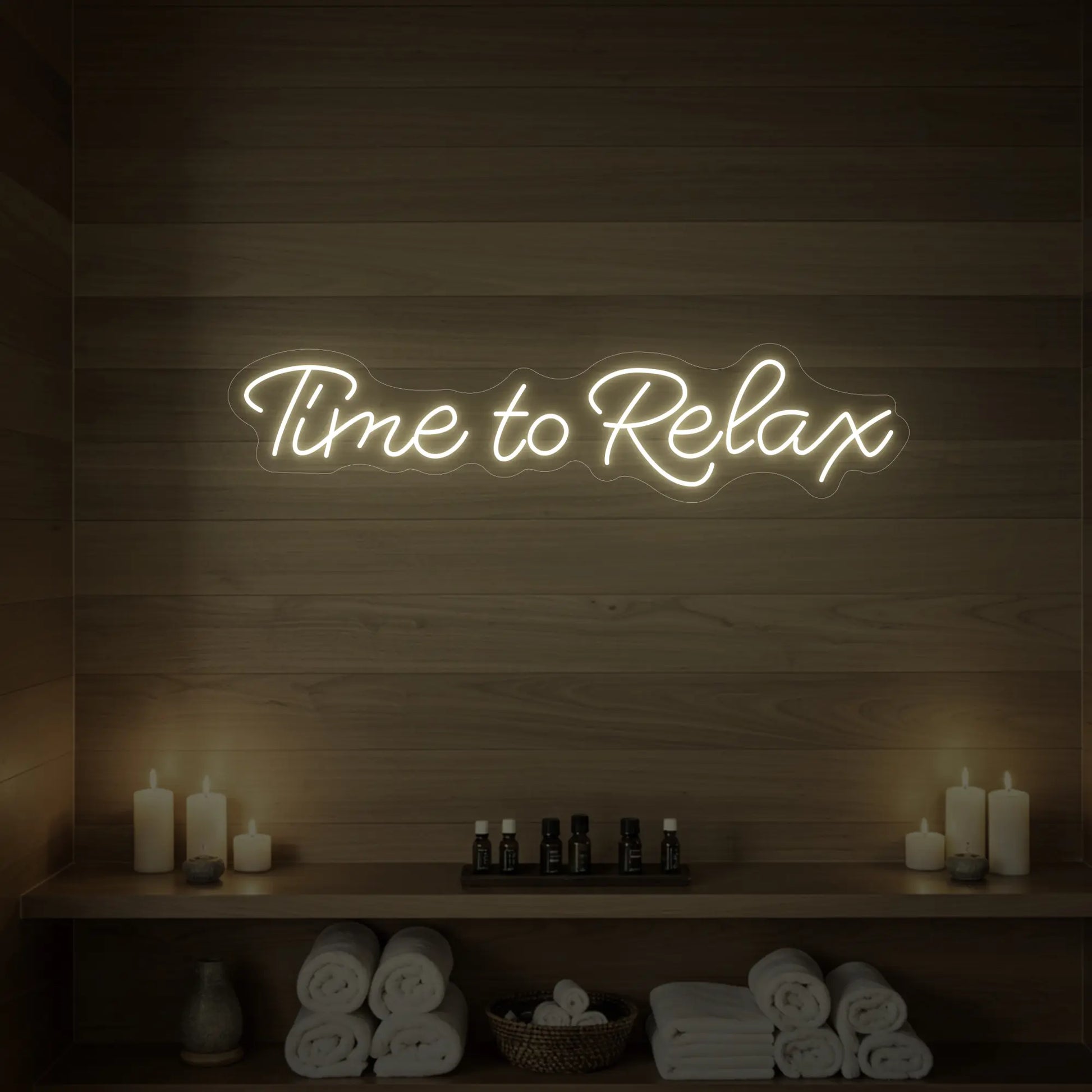 Time to Relax V2 Neon Sign