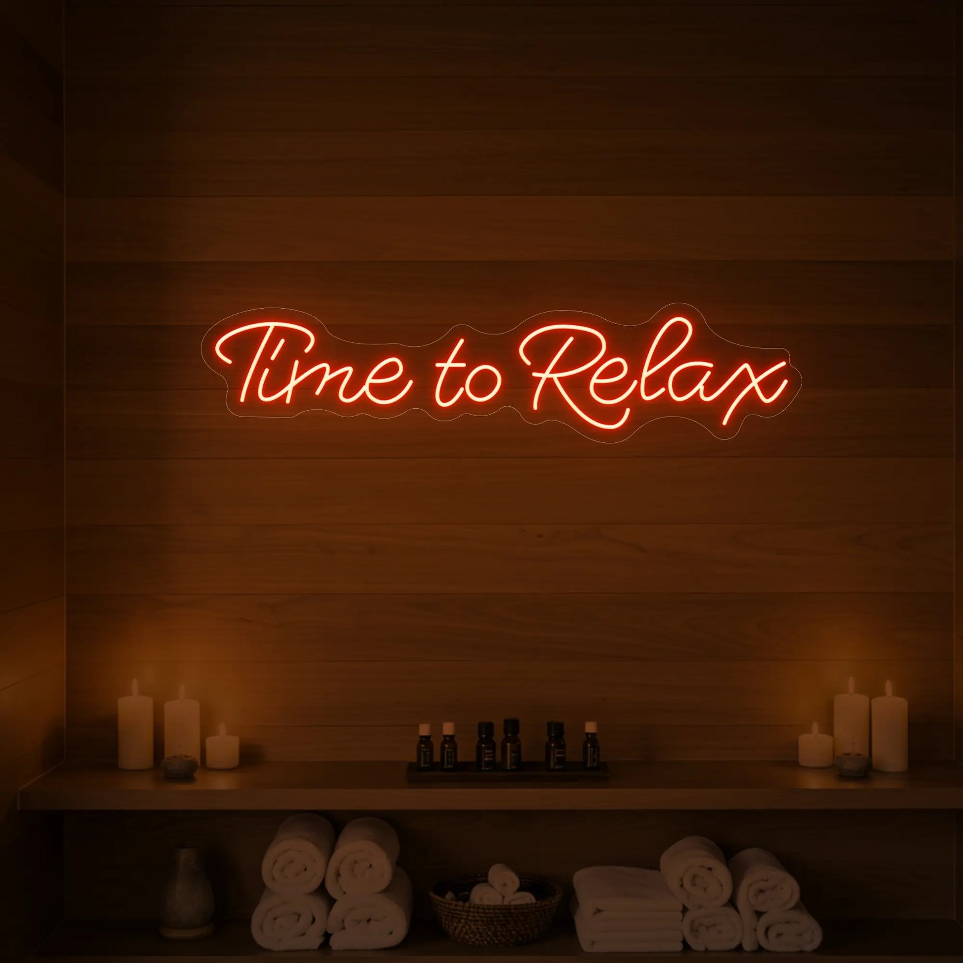 Time to Relax V2 Neon Sign