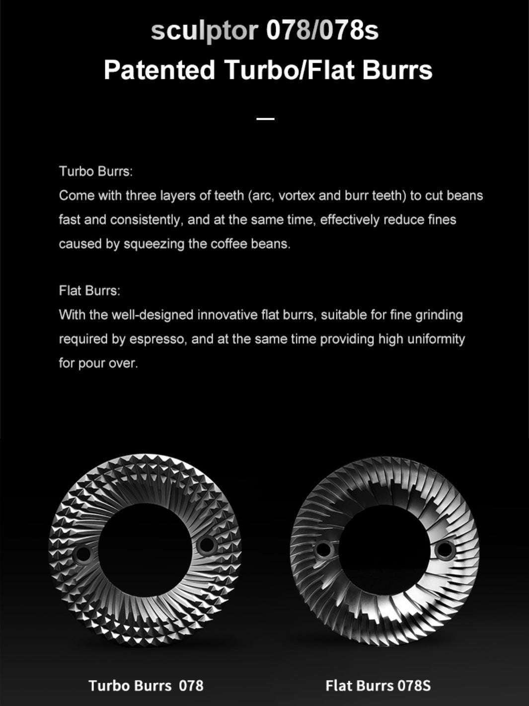 TIMEMORE Sculptor 078 Brew Grinder (120V)