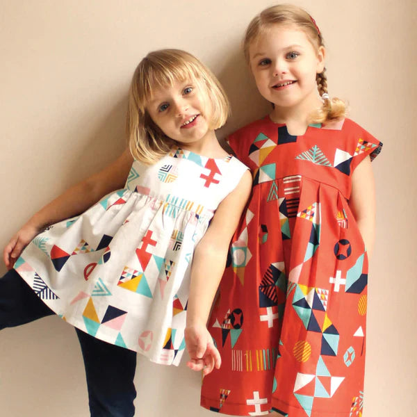 Made by Rae Patterns - Geranium Dress (Sizes 0-5y and 6-12y)