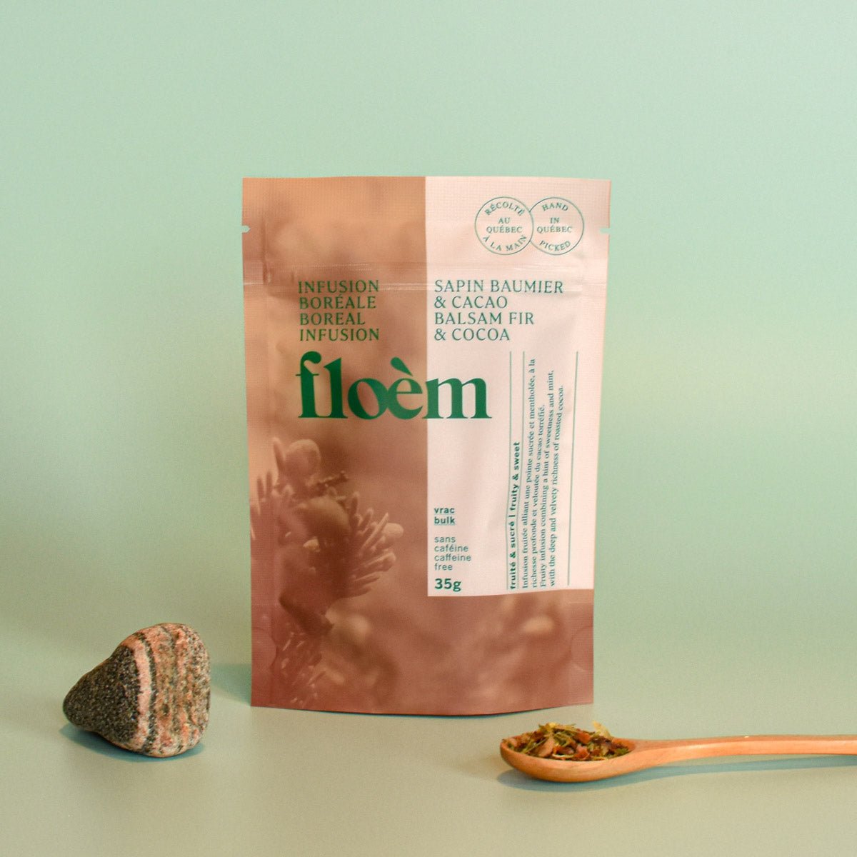 Loose Leaf Herbal Tea - Balsam Fir & Cocoa