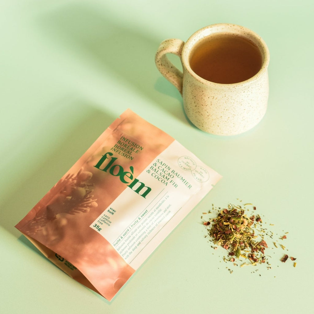 Loose Leaf Herbal Tea - Balsam Fir & Cocoa