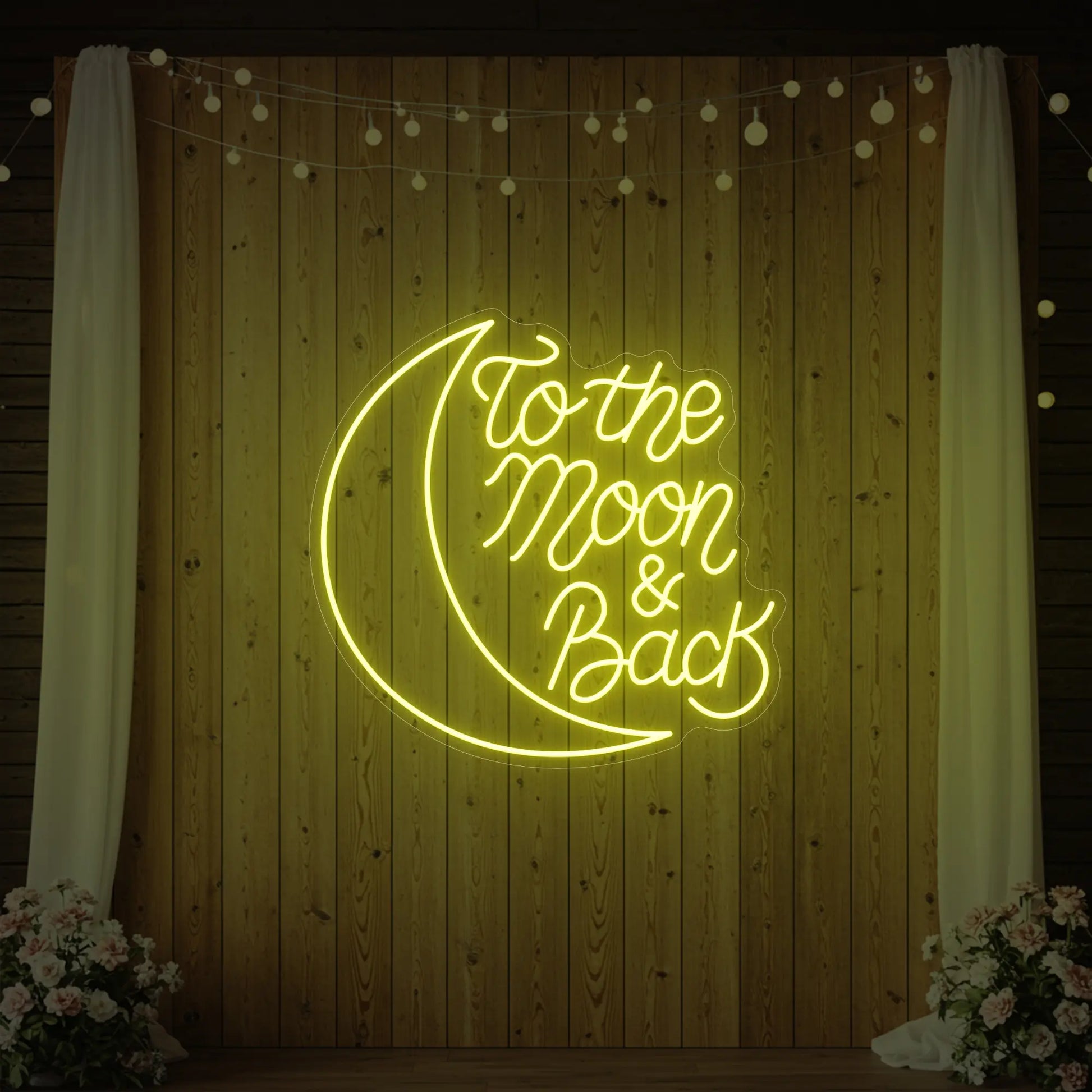 To The Moon & Back V1 Neon Sign