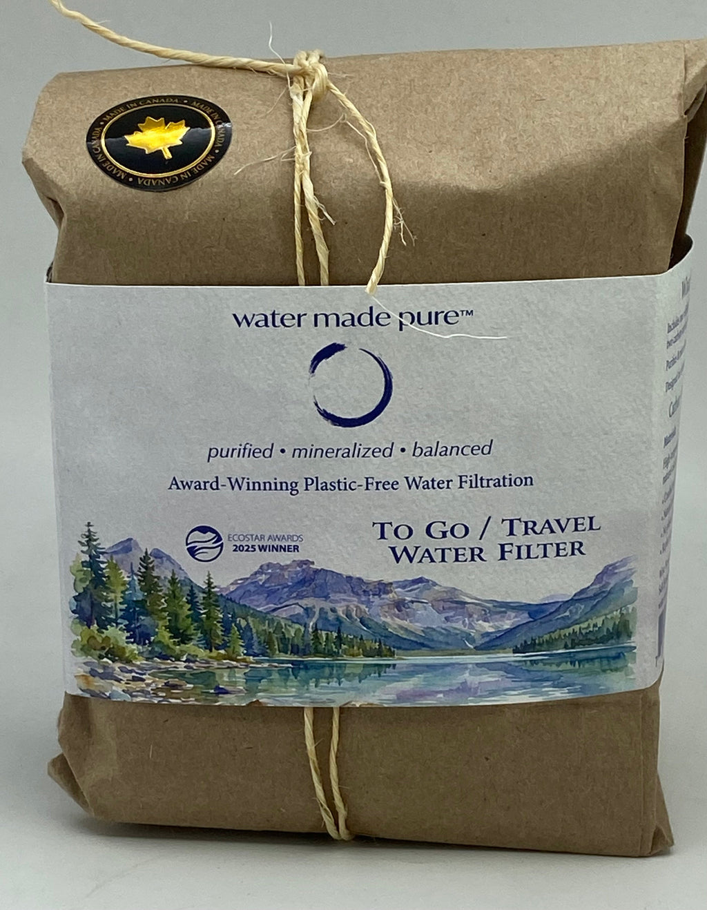 Portable Water Filter for Bottles – Plastic-Free Travel Filter | 500 L | Zero Waste