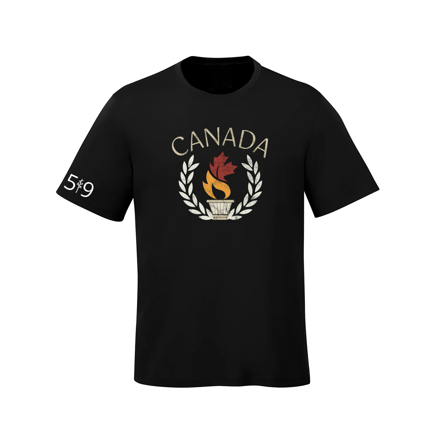 T-SHIRT DE LA TORCHE DU CANADA (ENFANTS)