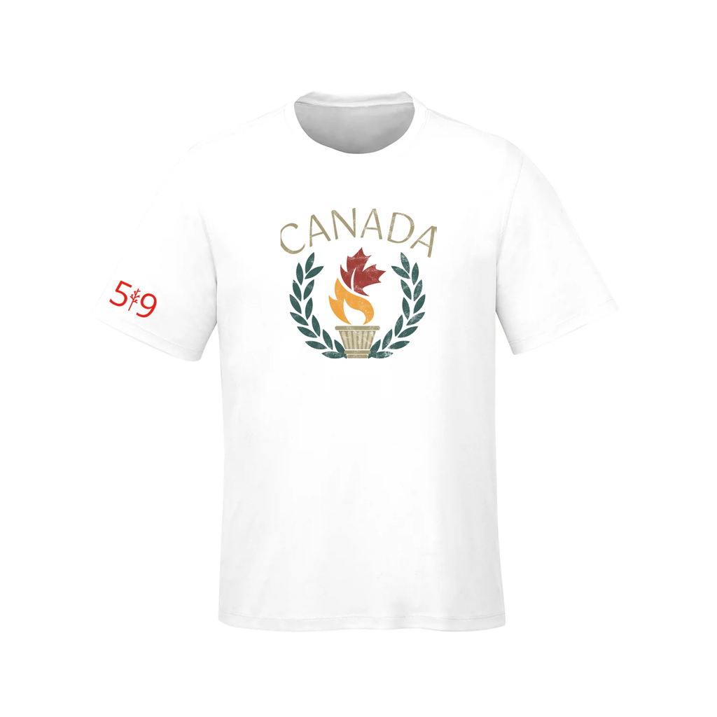 T-SHIRT DE LA TORCHE DU CANADA (ENFANTS)