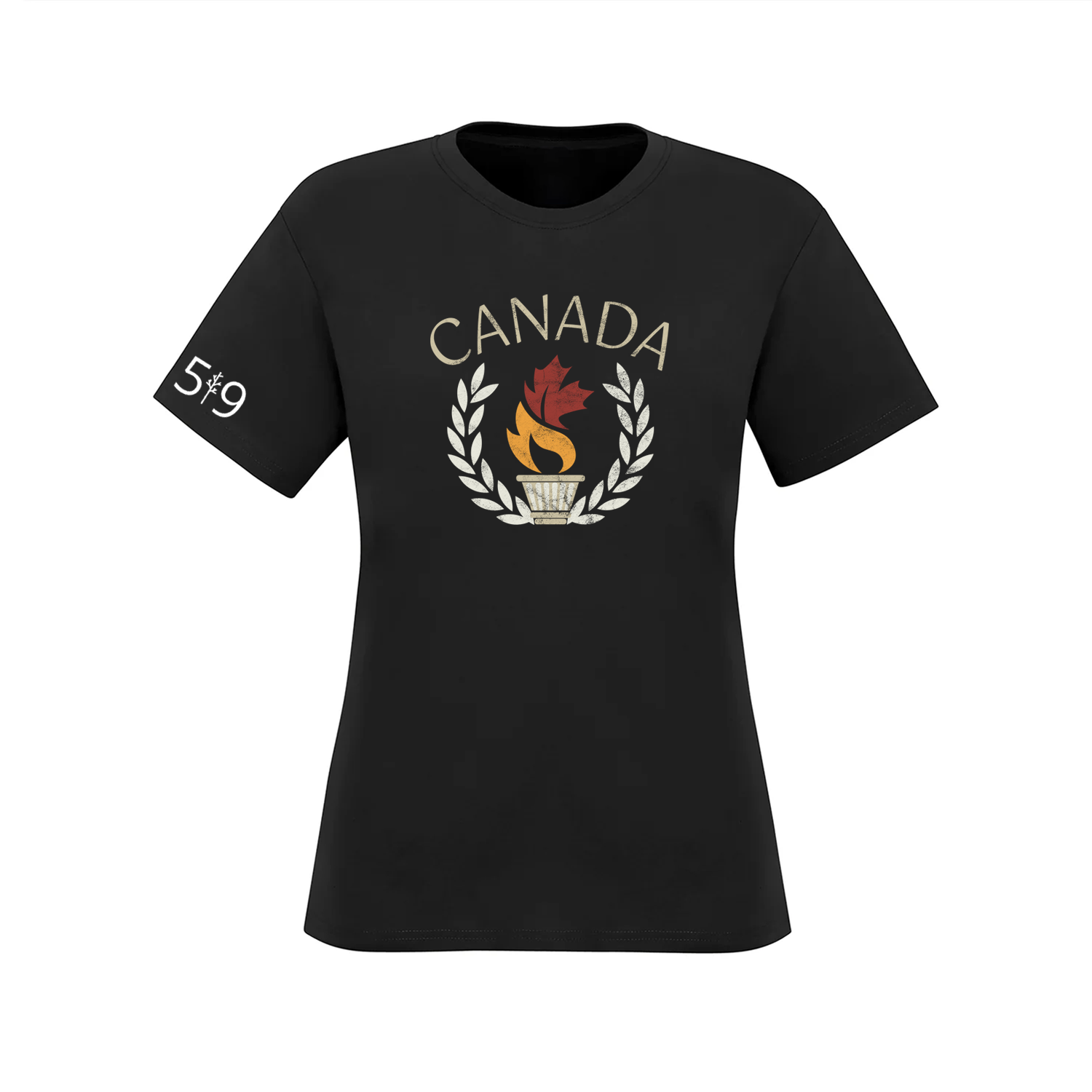 T-SHIRT TORCHE DU CANADA (FEMME)