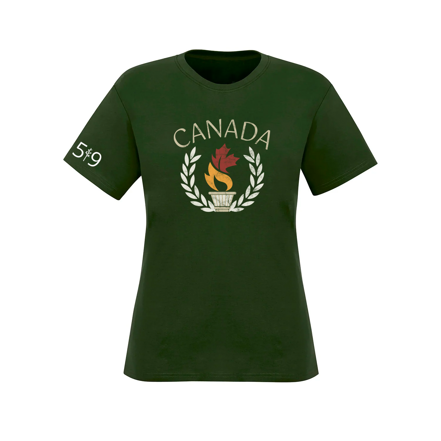 T-SHIRT TORCHE DU CANADA (FEMME)
