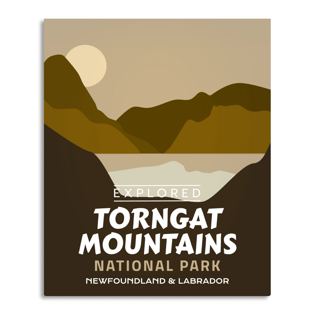 Affiche « Explorée » du parc national des monts Torngat