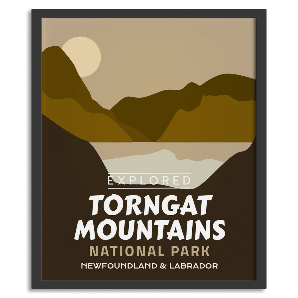 Affiche « Explorée » du parc national des monts Torngat