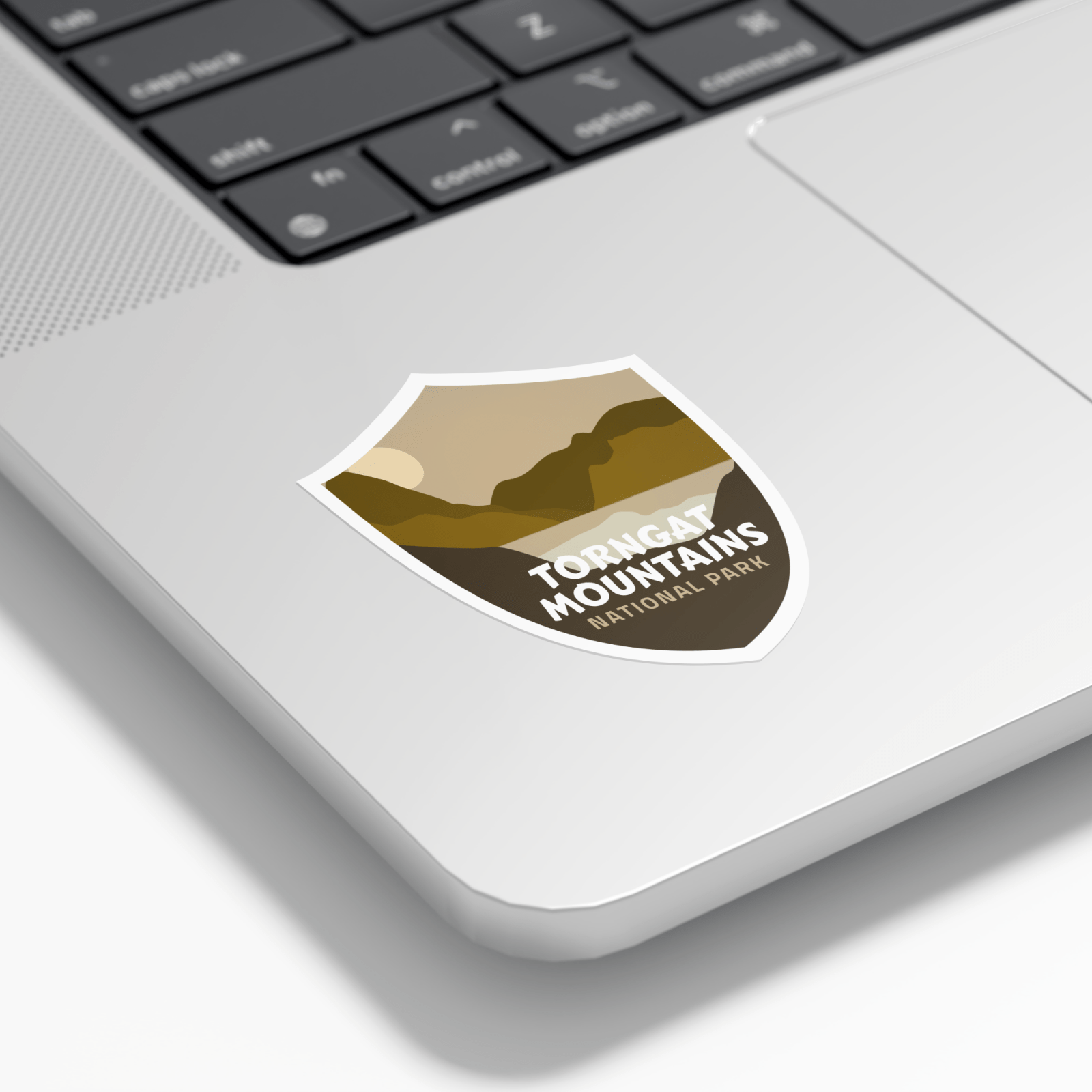 Autocollant en vinyle imperméable du parc national des monts Torngat (Canada) 