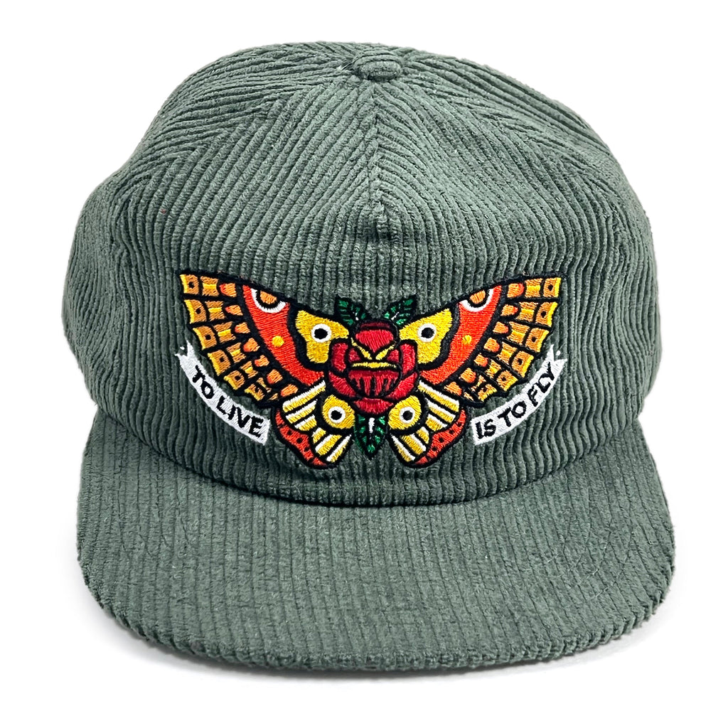 Townes Butterfly Corduroy Hat