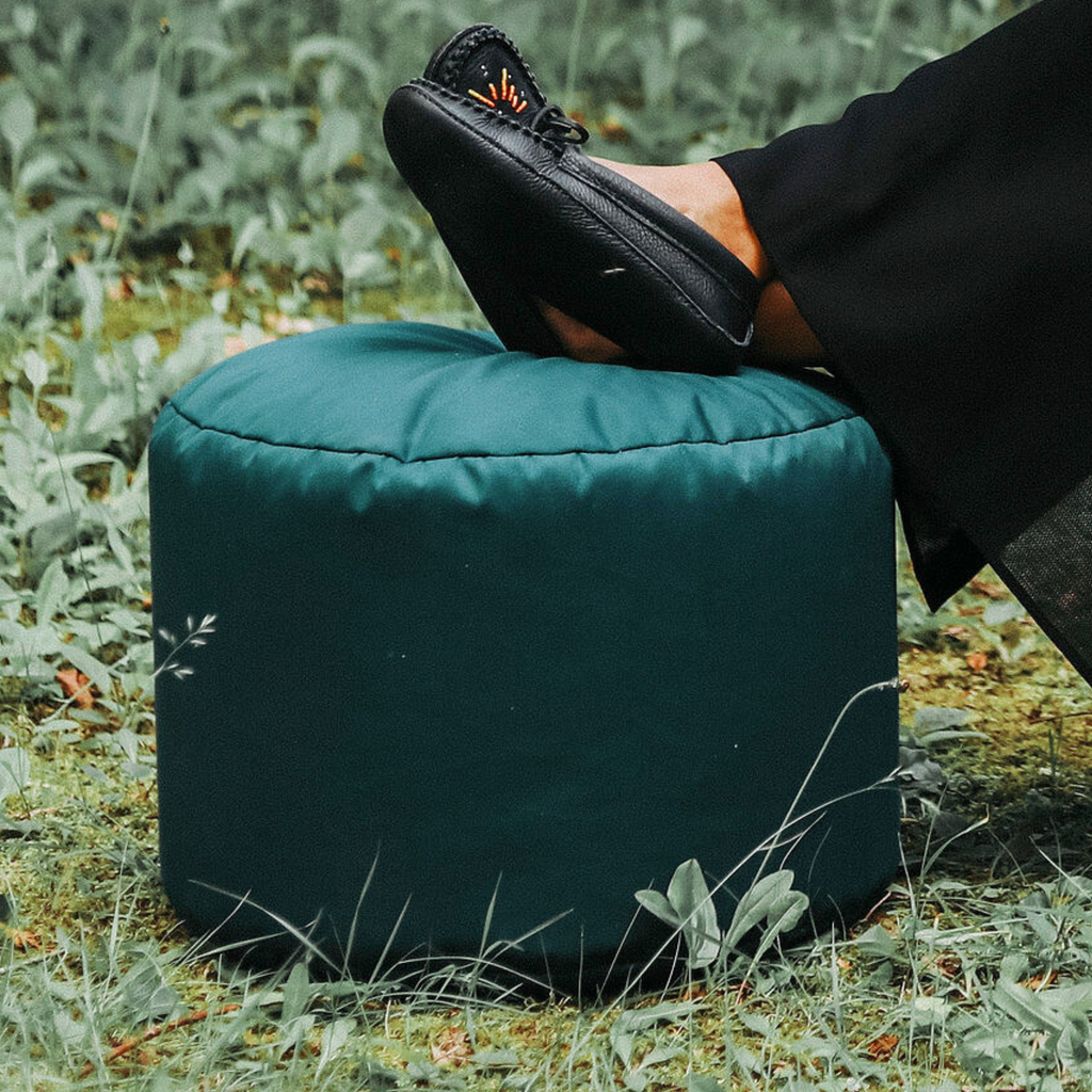 Round Footrest Pouf - Orizon