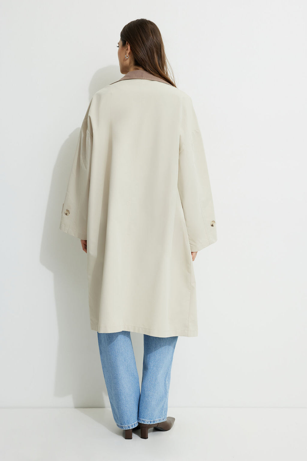 Trench-coat surdimensionné