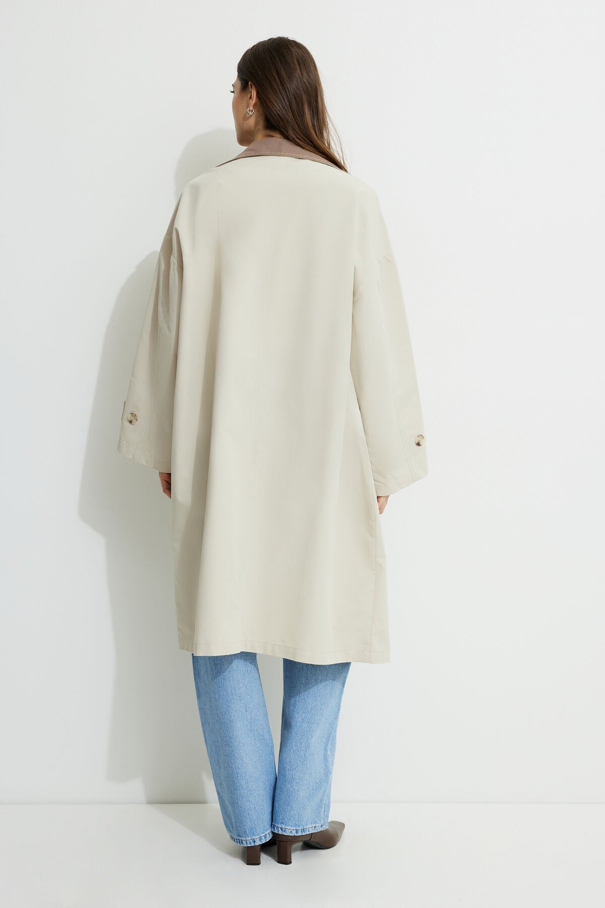 Trench-coat surdimensionné