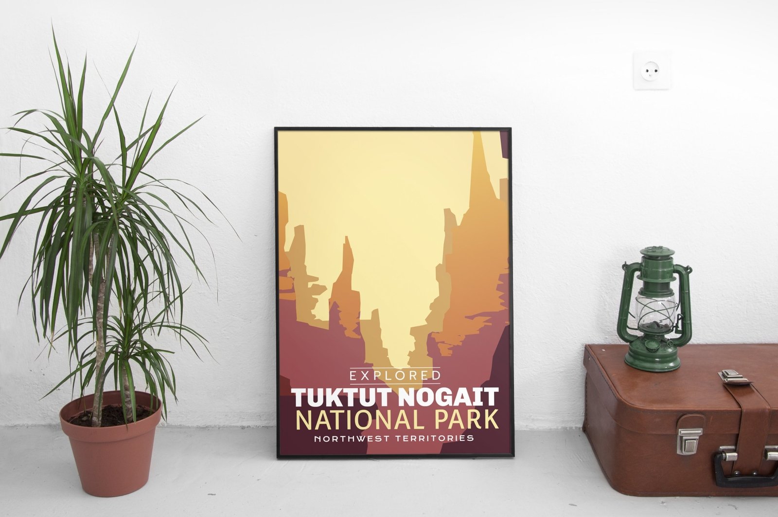 Tuktut Nogait National Park 'Explored' Poster, Canada Parks