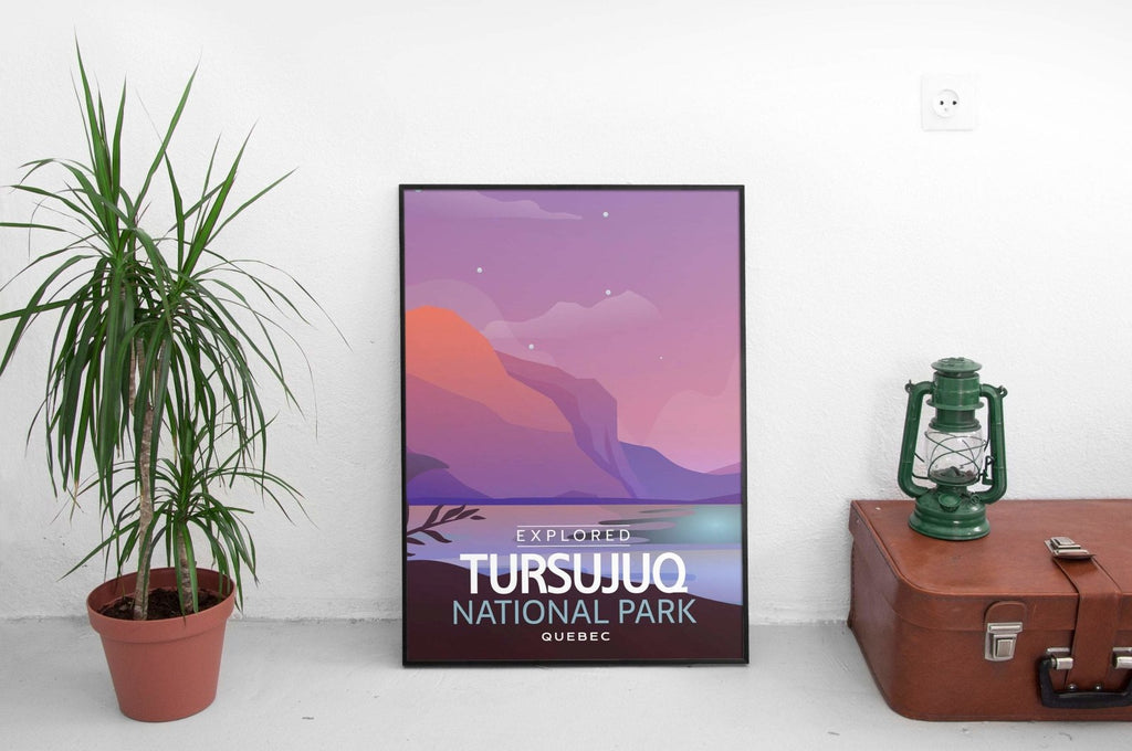 Affiche « Explorée » du parc national de Tursujuq