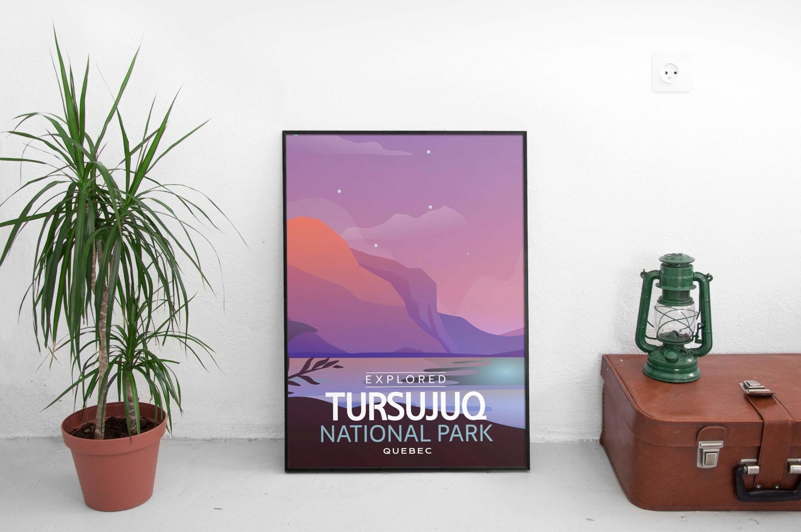 Affiche « Explorée » du parc national de Tursujuq