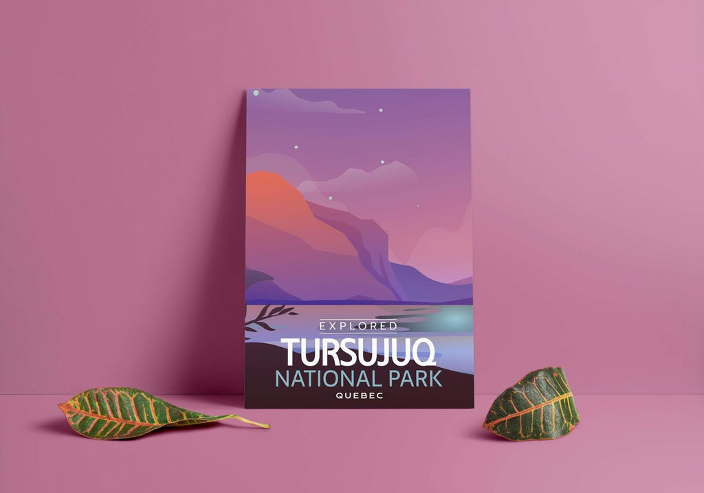 Affiche « Explorée » du parc national de Tursujuq