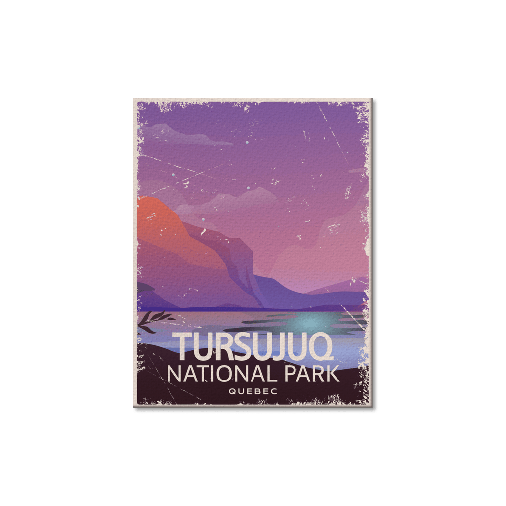 Carte postale du parc national Tursujuq, Québec