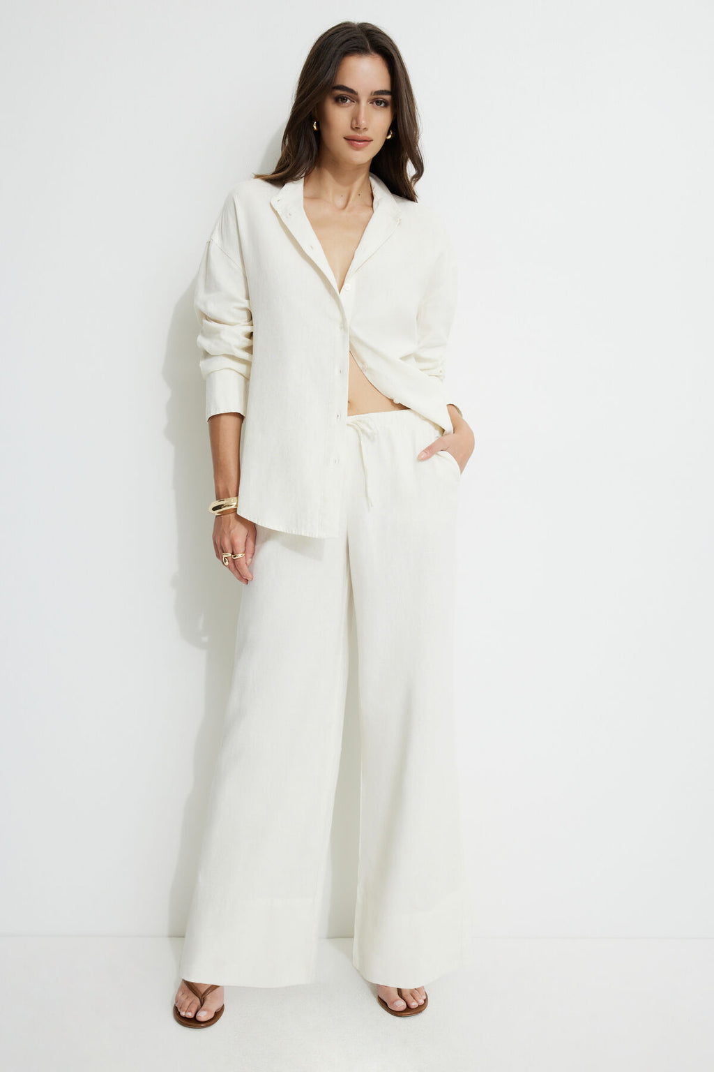 Oversized Linen Shirt