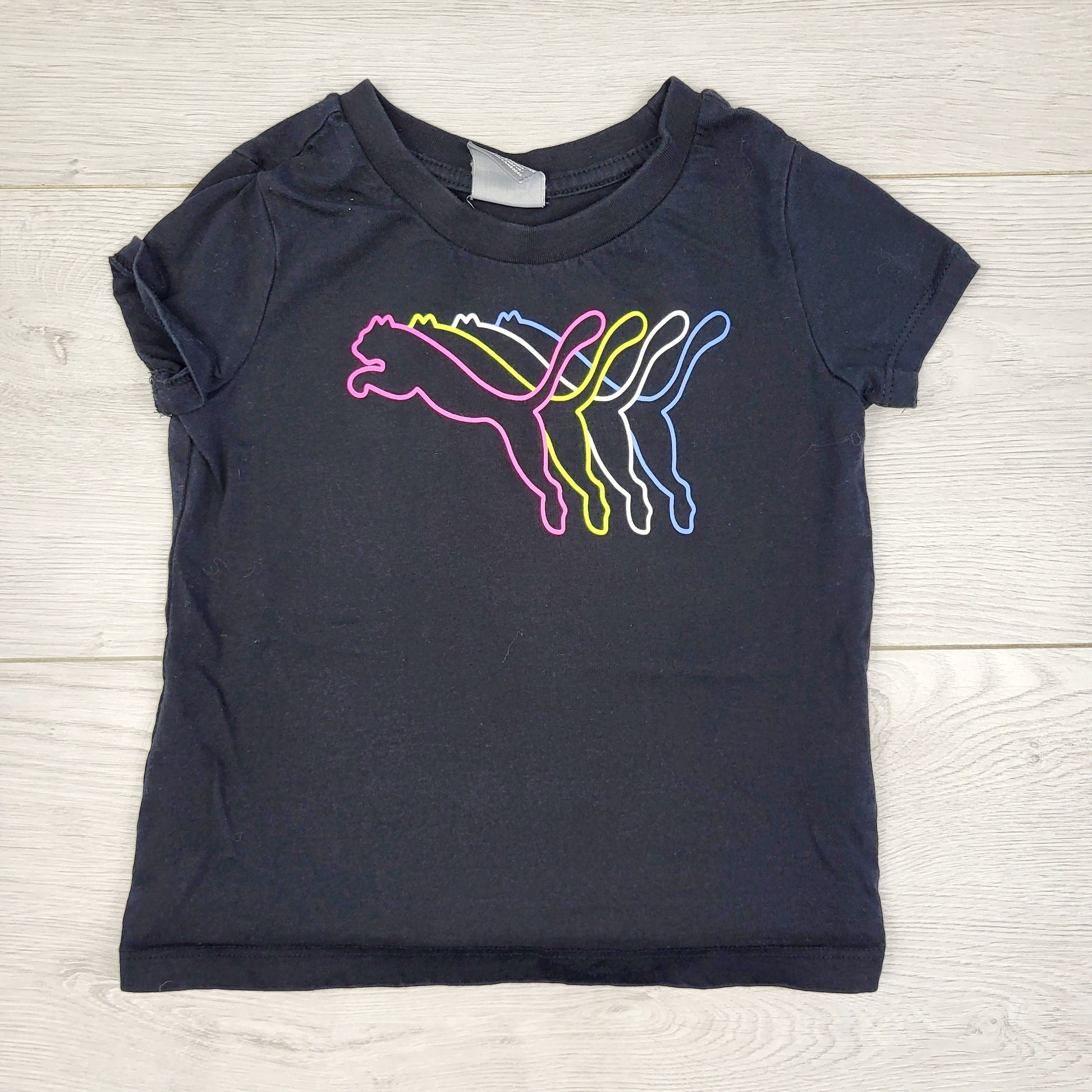 PBRQ1 - T-shirt Puma noir. Taille 3T