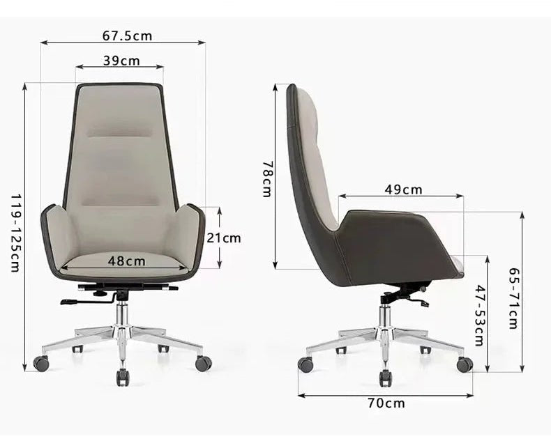 Udaipur Premium Leather Office Chair