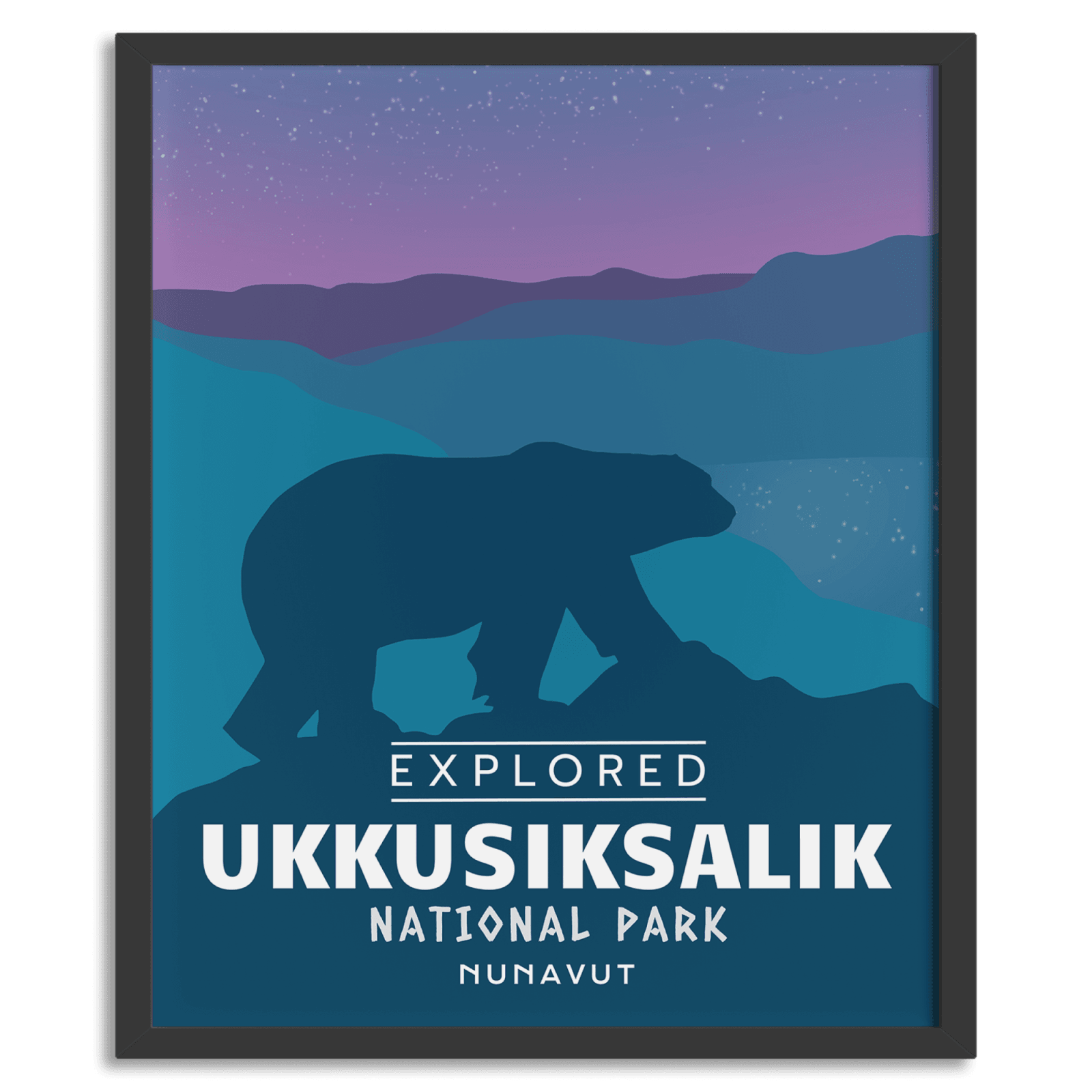 Ukkusiksalik National Park 'Explored' Poster