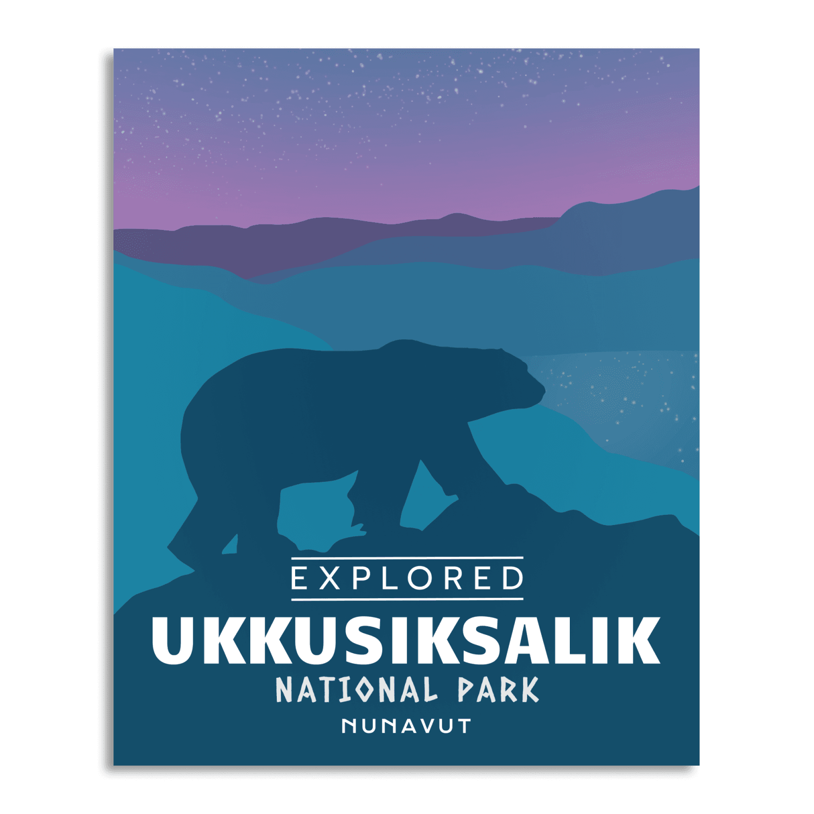 Ukkusiksalik National Park 'Explored' Poster