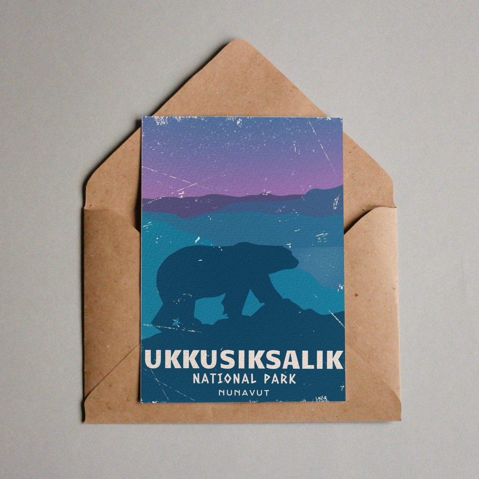 Ukkusiksalik National Park of Canada Postcard