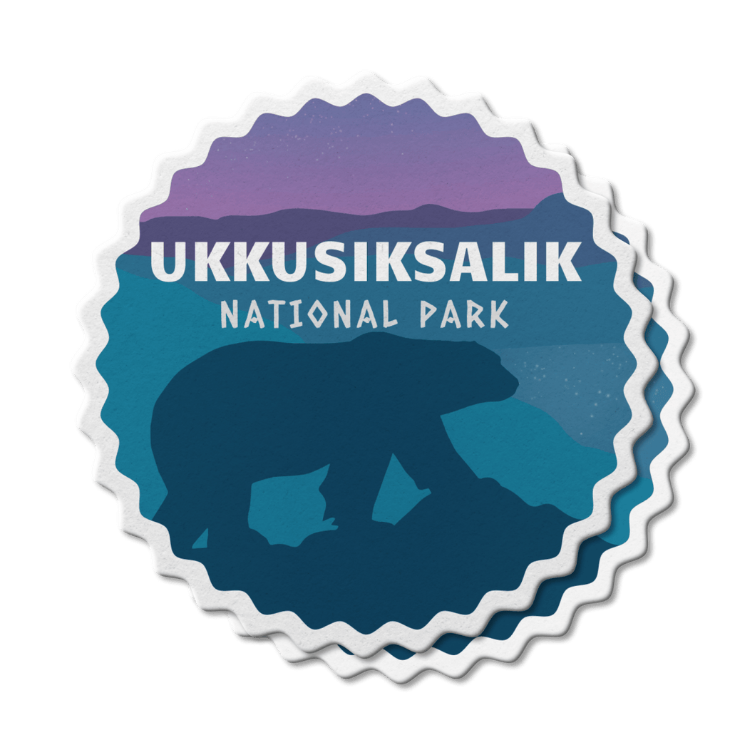 Ukkusiksalik National Park of Canada Waterproof Vinyl Sticker