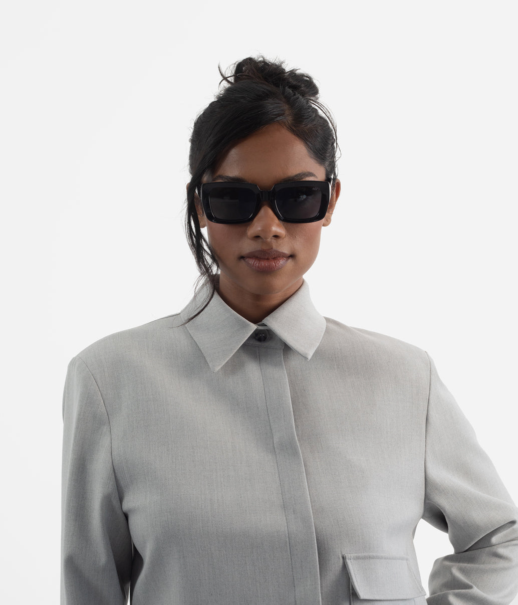 Lunettes de soleil rectangulaires recyclées CERA-2