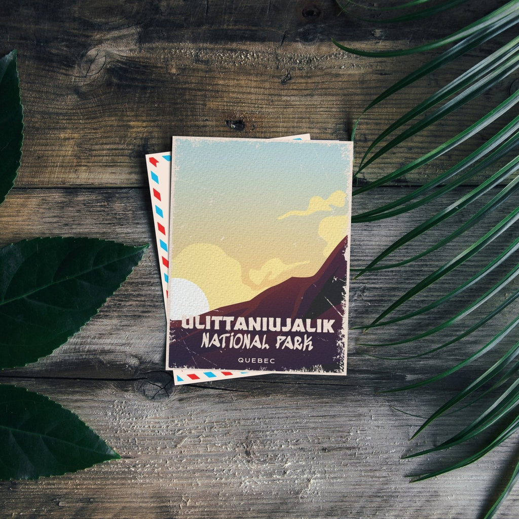 Carte postale du parc national Ulittaniujalik, Québec