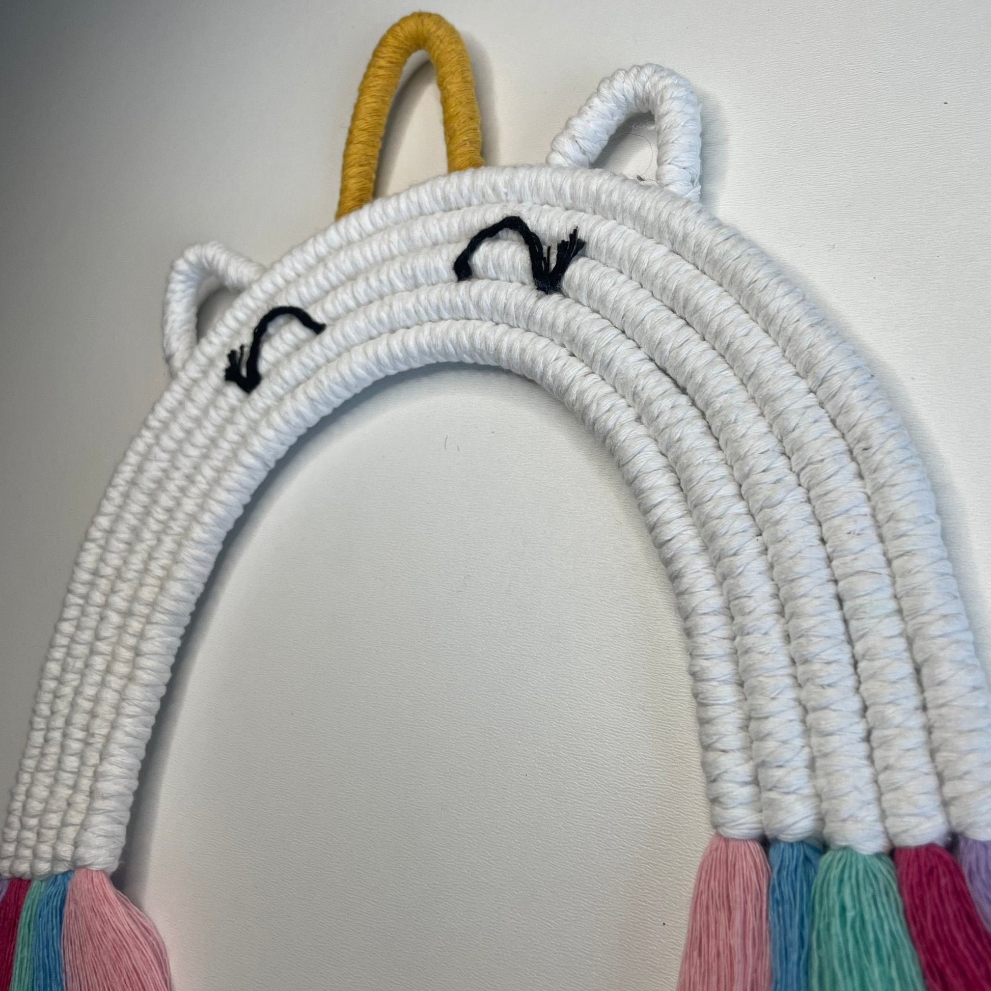 Unicorn Macrame rainbow