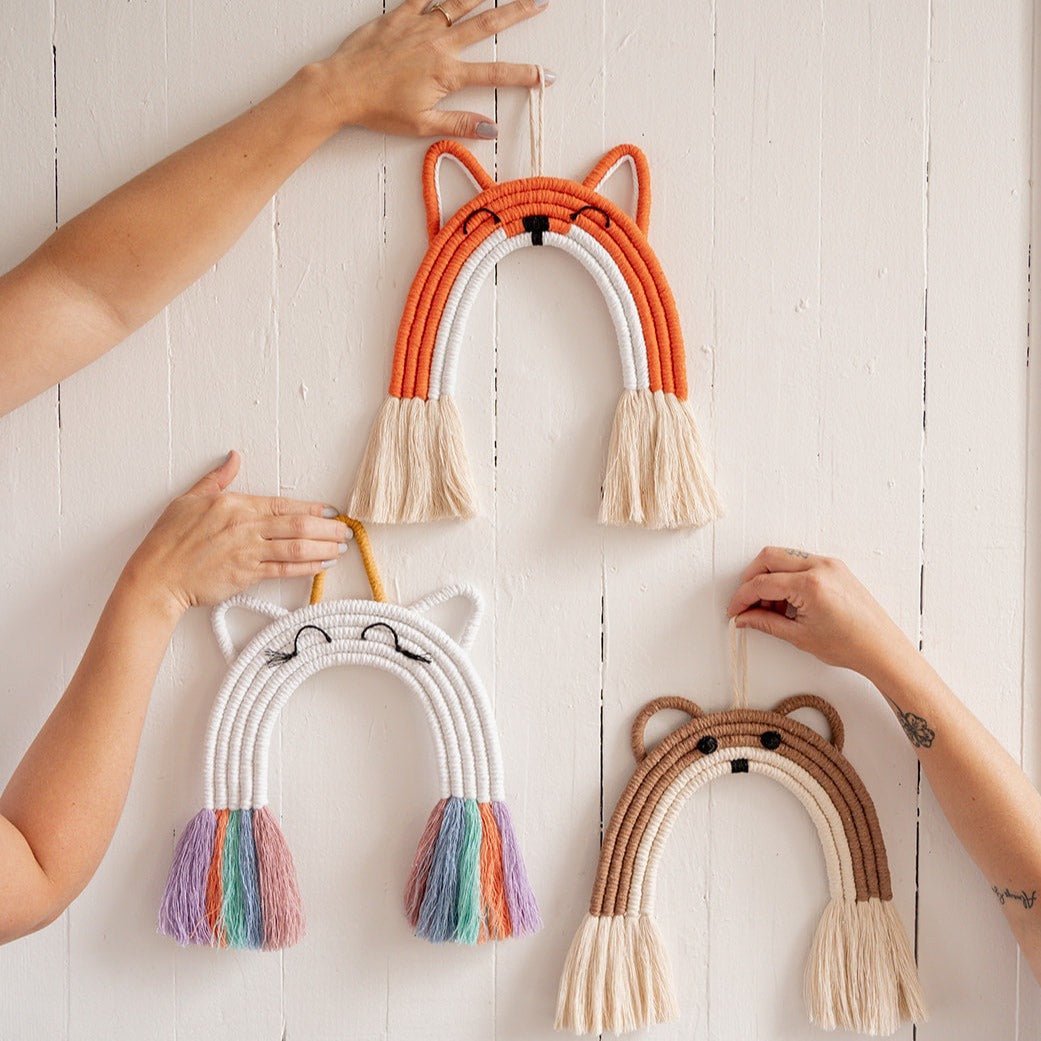 Unicorn Macrame rainbow