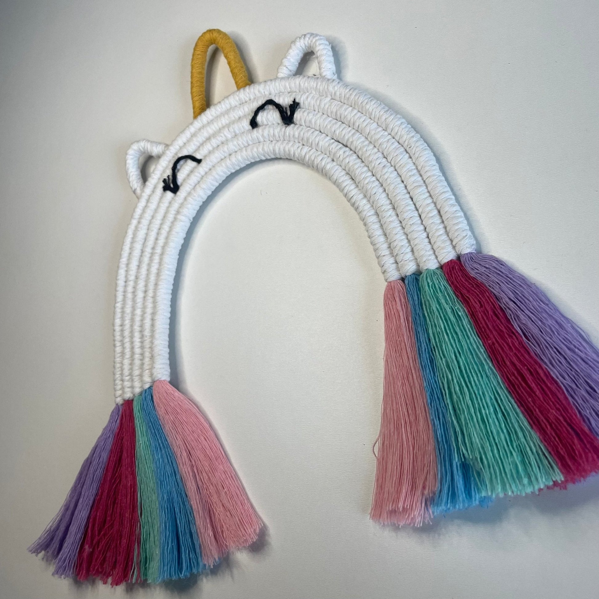 Unicorn Macrame rainbow