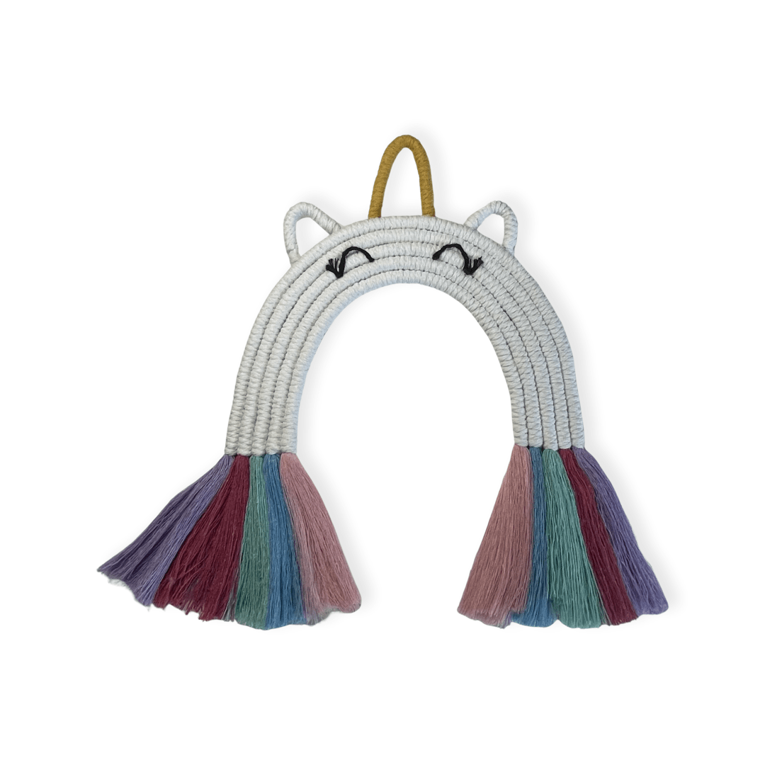 Unicorn Macrame rainbow