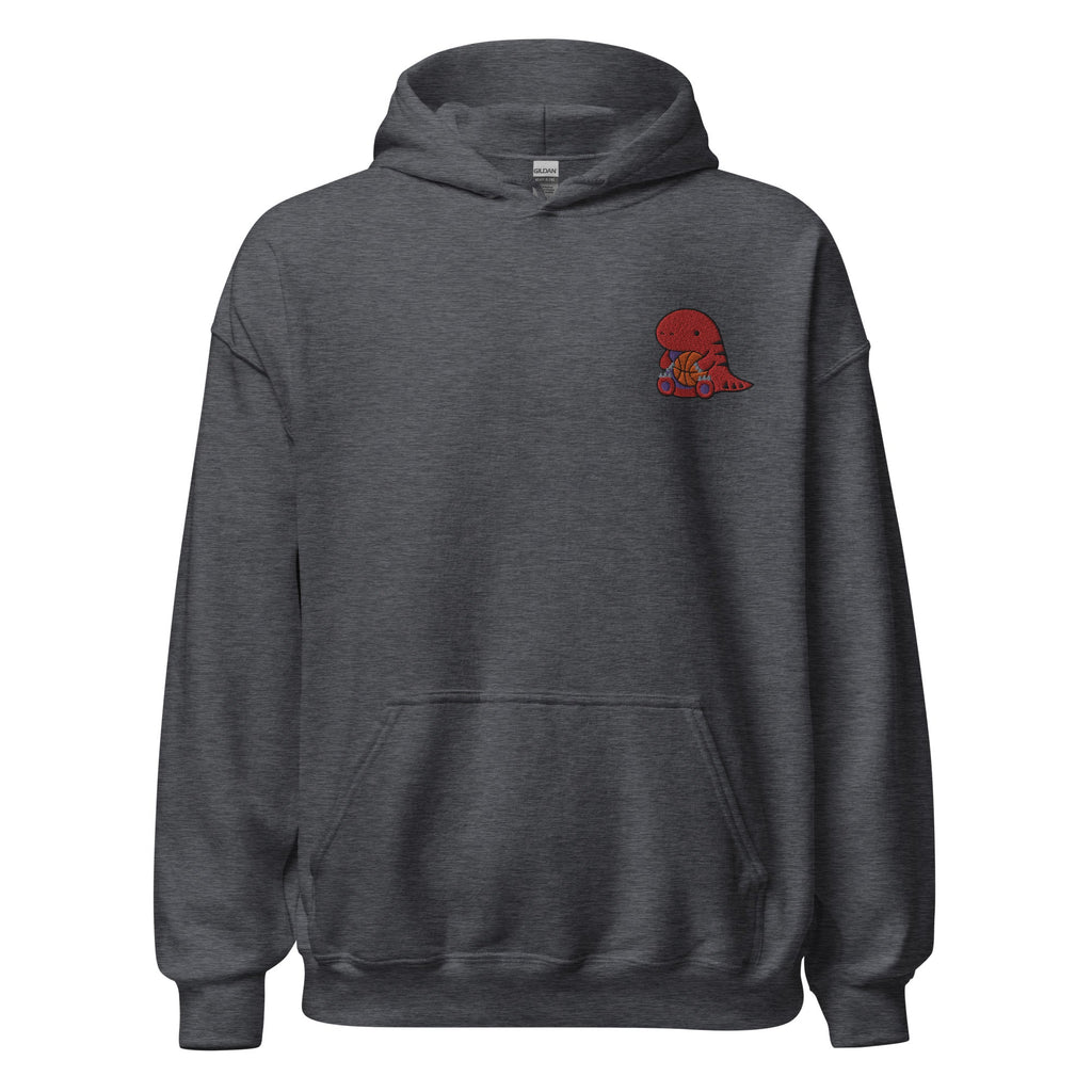 Hoodie with Cute Embroidered Raptor. Toronto Basketball Hoodie
