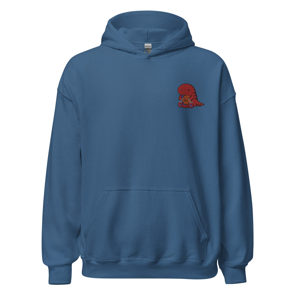 Hoodie with Cute Embroidered Raptor. Toronto Basketball Hoodie