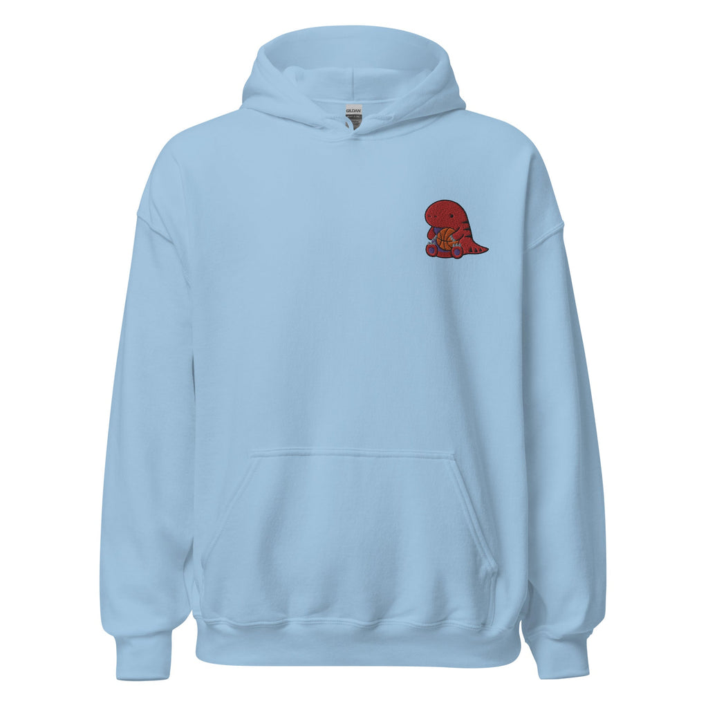 Hoodie with Cute Embroidered Raptor. Toronto Basketball Hoodie