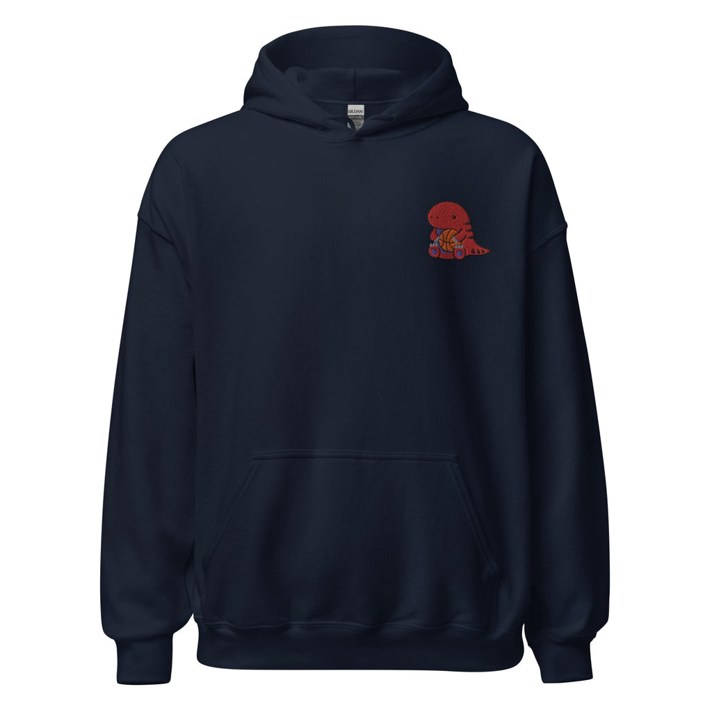 Hoodie with Cute Embroidered Raptor. Toronto Basketball Hoodie