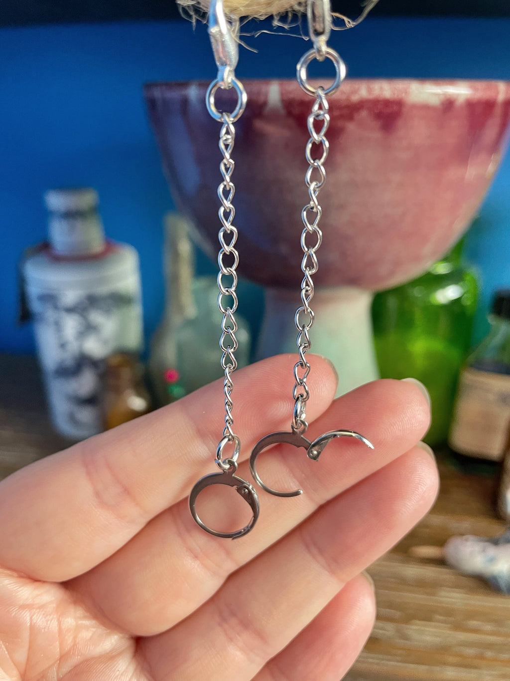 Chaînes de boucles d'oreilles à bouchons d'oreilles