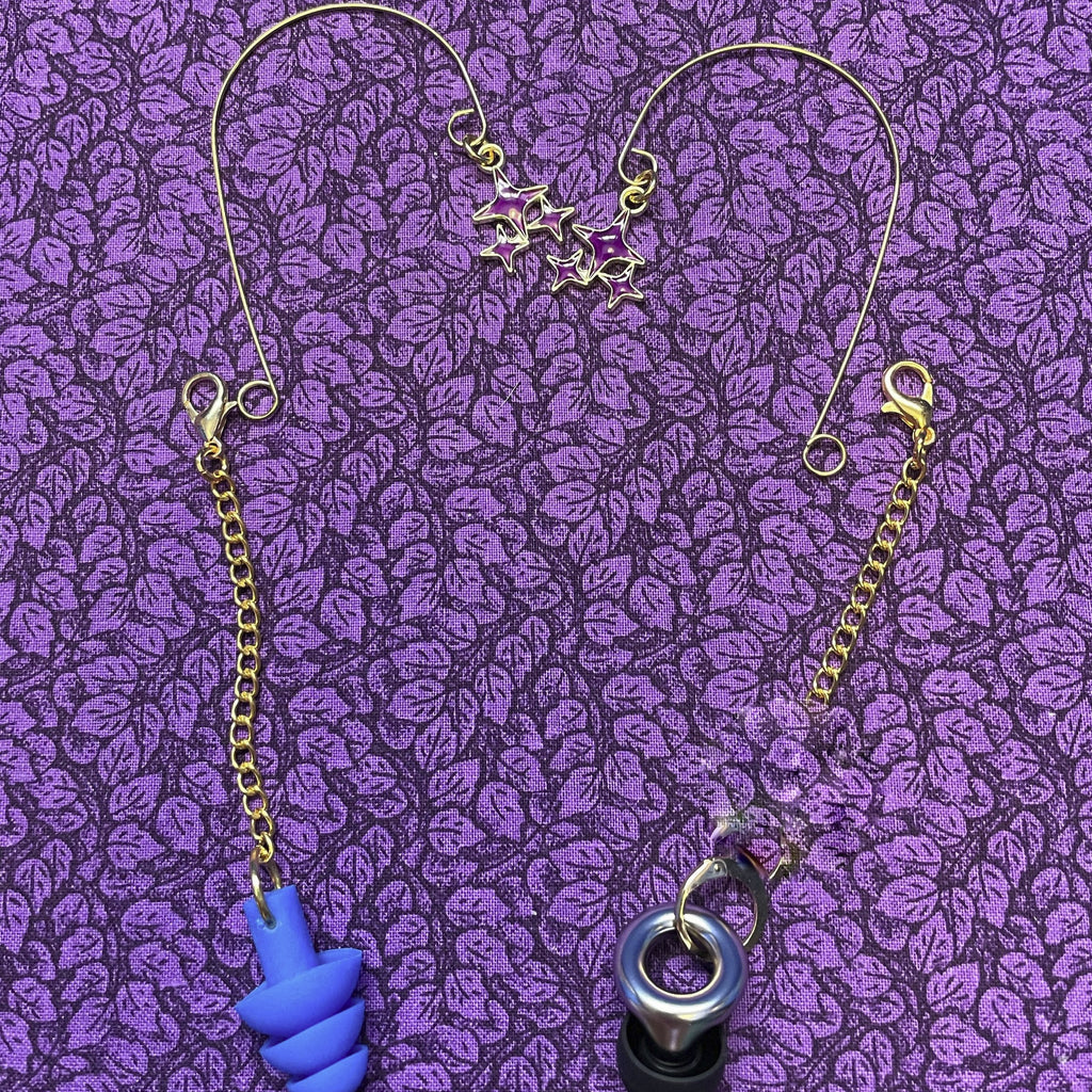 Minimal Lightweight Sensory Ear Cuffs - wear earrings without pierced ears - Gold Color