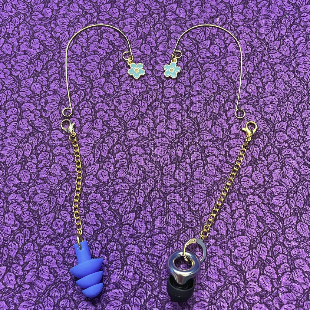 Minimal Lightweight Sensory Ear Cuffs - wear earrings without pierced ears - Gold Color