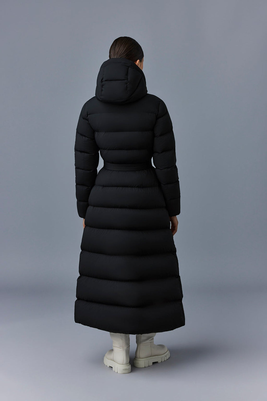 CALINA-CITY Manteau maxi extensible