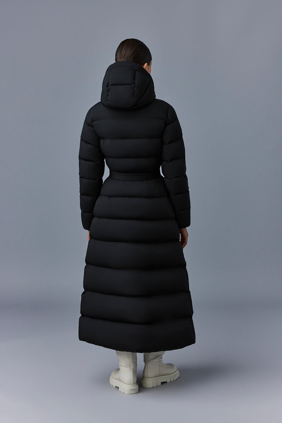 CALINA-CITY Manteau maxi extensible