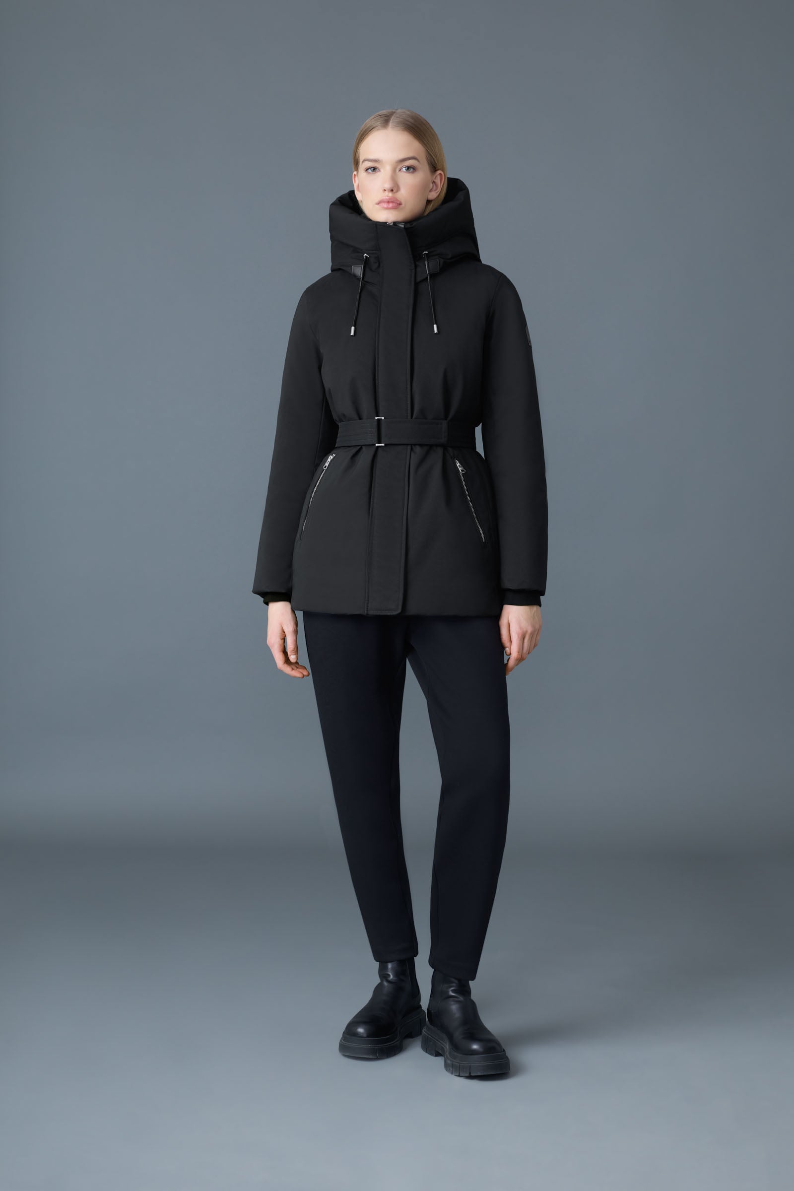 Parka en duvet 2 en 1 JENI avec plastron amovible